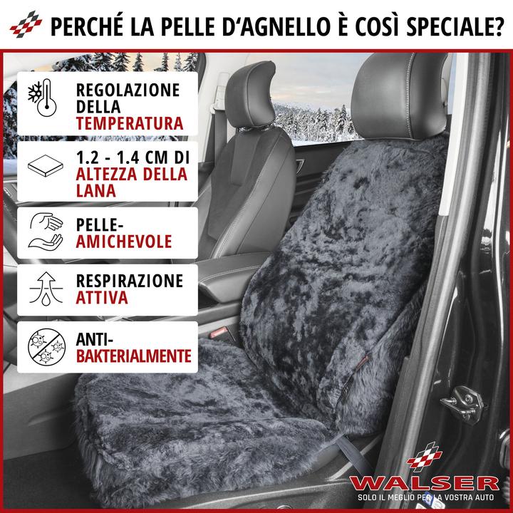 Produktbild CarComfort Auto-Sitzbezug Lammfell Trish, Lammfellbezug-Auto, Autositzfell, Auto Fell