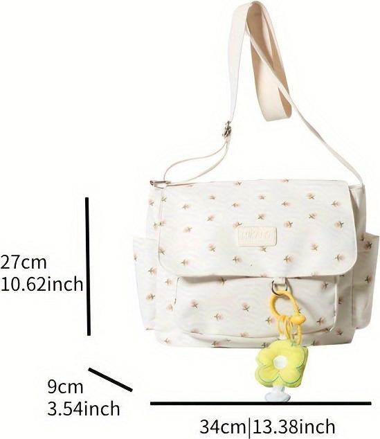 Image du produit Only-Bags.Store Grosse Kapazität Nylon Material Messenger Bag, Causal Design Crossbody Bag mit Reissverschluss