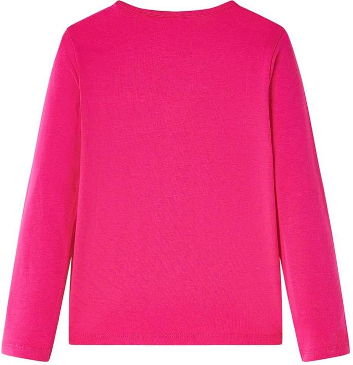 Produktbild VidaXL Kinder-Langarmshirt Knallrosa 128,Material: 95 % Baumwolle (128)
