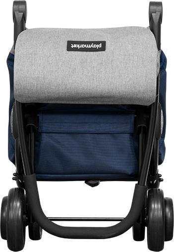 Produktbild Playmarket Einkaufswagen Go Four blau indigo textured