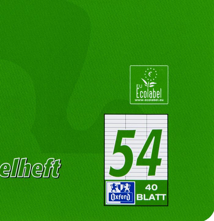 Produktbild Oxford Vokabelheft (A4, Liniert, Harter Einband)