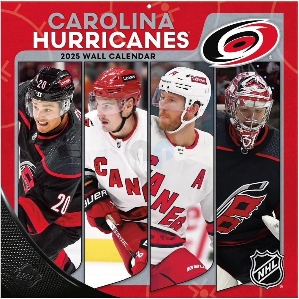 Thumbnail - Turner, Kalender, NHL - Carolina Hurricanes - 30.5 x 30.5 cm Team Wandkalender 2025 (30.5 x 30.5 cm, Französisch, Italie...