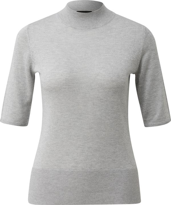 Immagine prodotto s.Oliver Strickpullover Kurzarm-Feinstrickpullover mit Glitzergarn aus leicht durchsichtigem Stoff (40)