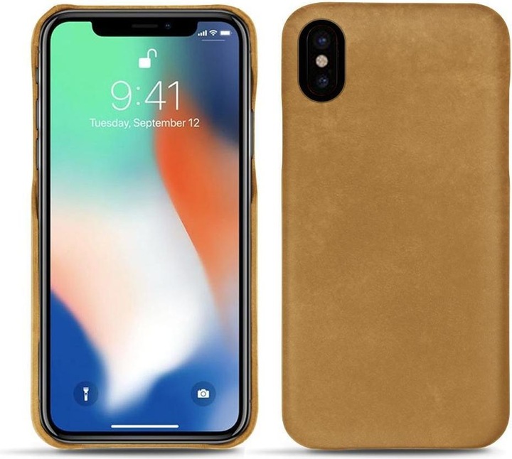 Noreve Lederschutzhülle (Apple iPhone XS Max)