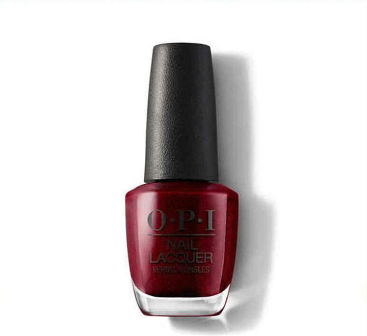 Actual product image OPI Nail polish No.H08 (Dark red, Colour paint)