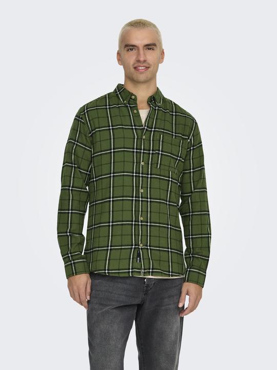 Produktbild Only & Sons Onsral Ls Slim Check Shirt (XS)