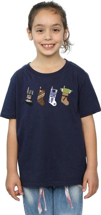 Image du produit Star Wars - T-shirt CHRISTMAS STOCKINGS - Fille (140, 146)
