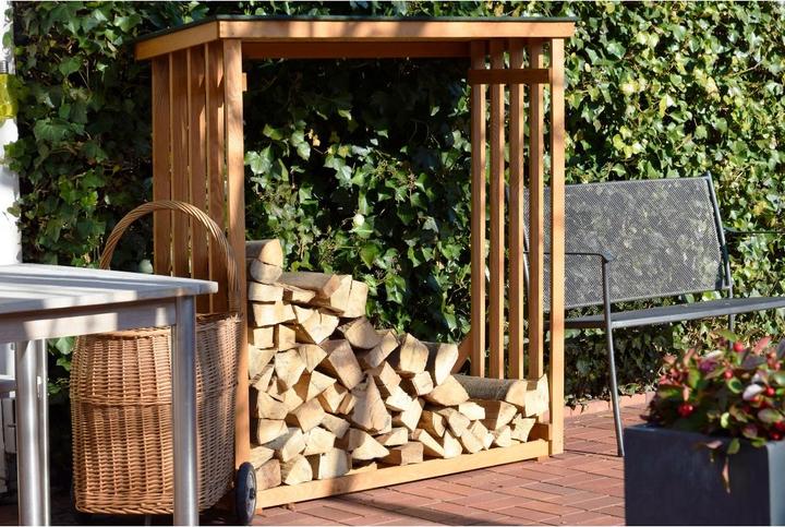 Immagine prodotto Dobar Rifugio per la legna da ardere (140 x 50 x 143 cm)