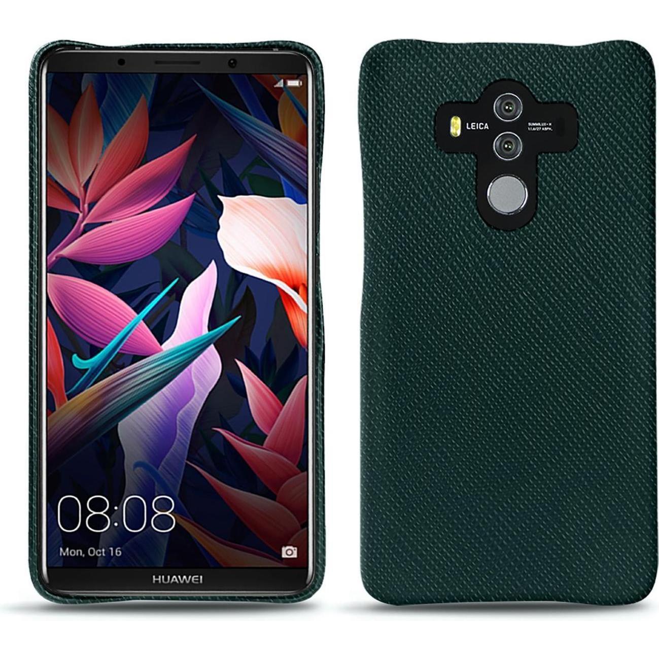 Noreve Lederschutzhülle (Huawei Mate 10 Pro), Smartphone Hülle, Grün