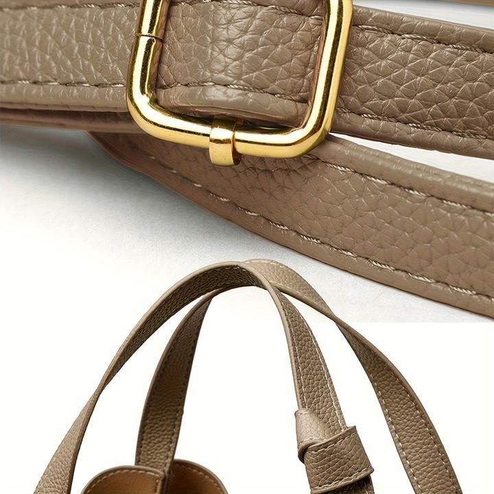 Immagine prodotto Only-Bags.Store Borsa a secchiello chic a tinta unita - Borsa versatile a tracolla e crossbody con tracolla