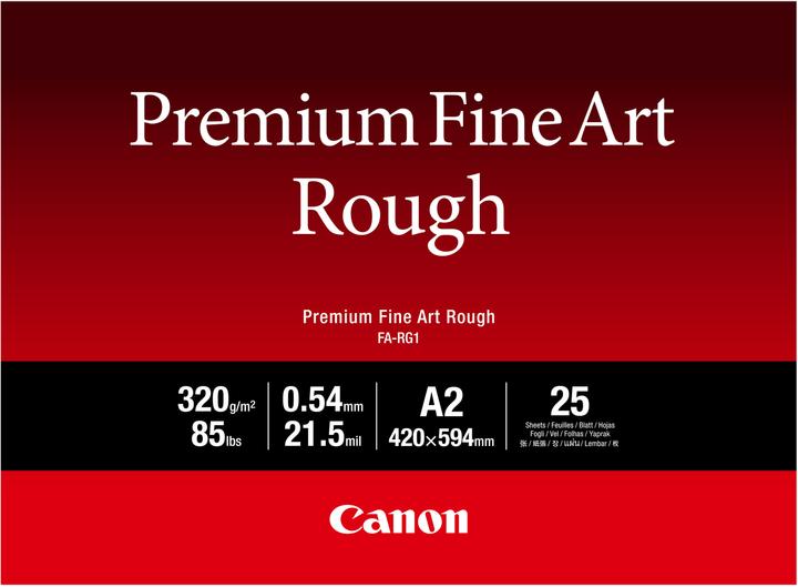 Image du produit Canon FA-RG 1 Premium Fine Art Rough A 2, 25 feuilles, 320 g (330 g/m², A2, 25 x)