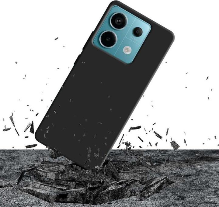 Actual product image 3MK Silicone Case Xiaomi Redmi Note 13 Pro 5G czarny/black (Xiaomi Redmi Note 13 Pro 5G)