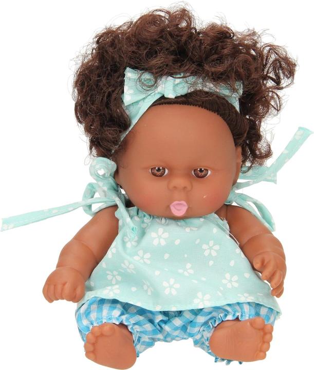 Immagine prodotto Baby doll riccioli con vestito, 22 cm