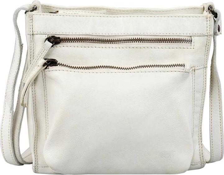 Actual product image Bear Rock Bear Design Medium Crossbodybag / Shoulder bag Ladies - Leather - Davita - White