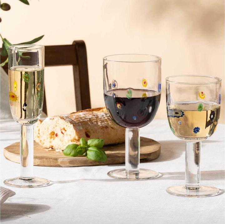 Produktbild Leonardo Rotweinglas Fiori 460 ml, 4 Stück, Transparent (46000 cl, 4 Gläser, Rotweingläser)