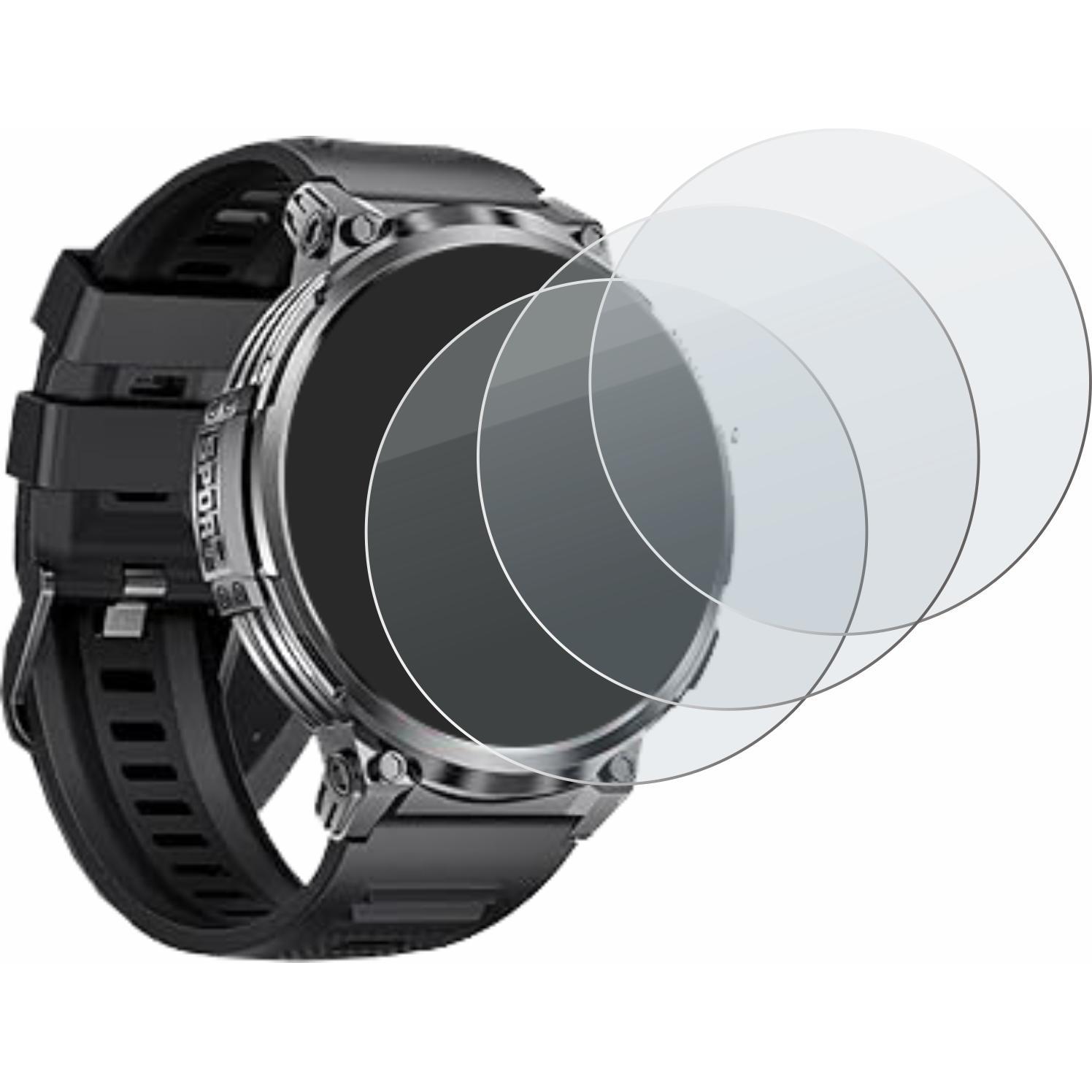 Thumbnail - BROTECT Schutzglas Schutzfolie Displayschutz Display Schutz Glas Folie matt, Smartwatch Schutzfolie, Grau
