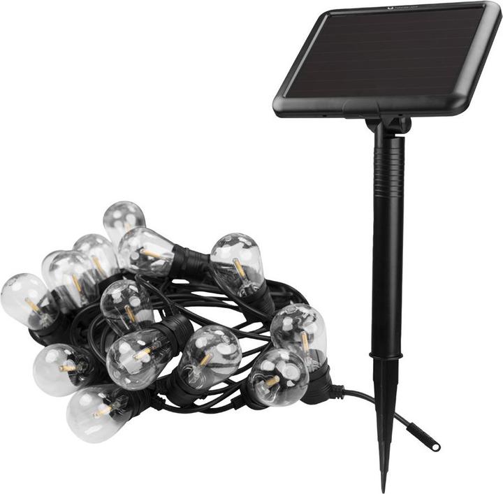 Actual product image Forever Light Solar Garland SUNARI FLS-60 7,5m 10 LED bulbs IP44 (IP44)