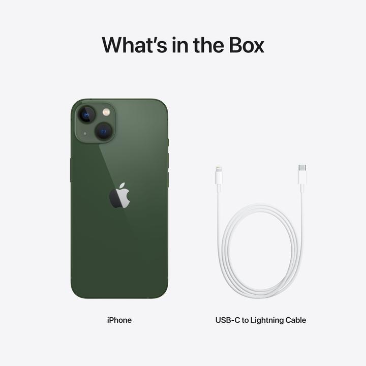 Image du produit Apple iPhone 13 (512 Go, Green, 6.10", SIM + eSIM, 12 Mpx, 5G)