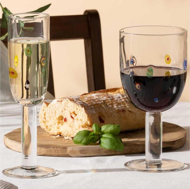 Produktbild Leonardo Rotweinglas Fiori 460 ml, 4 Stück, Transparent (46000 cl, 4 Gläser, Rotweingläser)