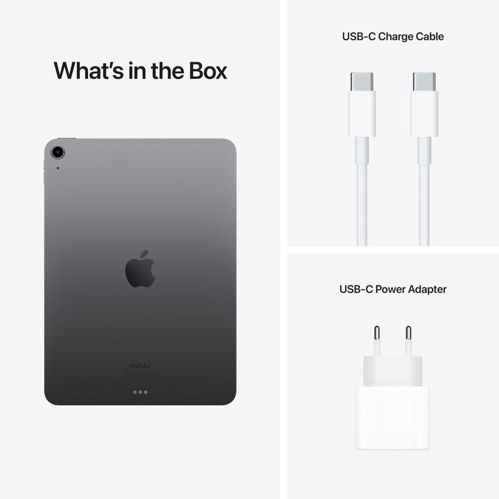 Image du produit Apple iPad Air 2022 (5. Gen) (WLAN uniquement, 10.90", 64 Go, Space grey)