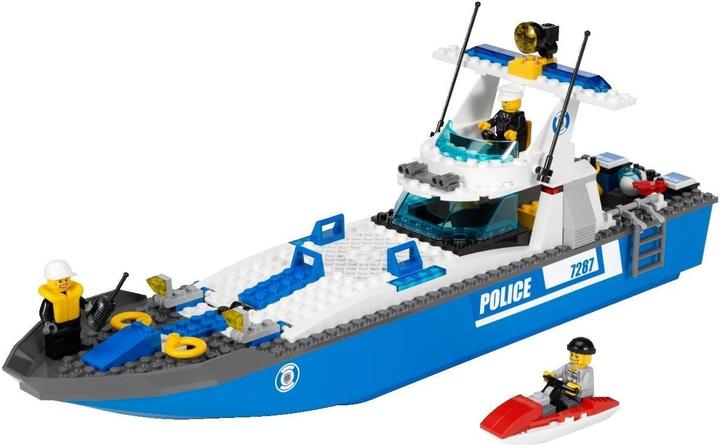 Immagine prodotto LEGO City 7287 Polizeiboot-Spielset (7287, LEGO City)