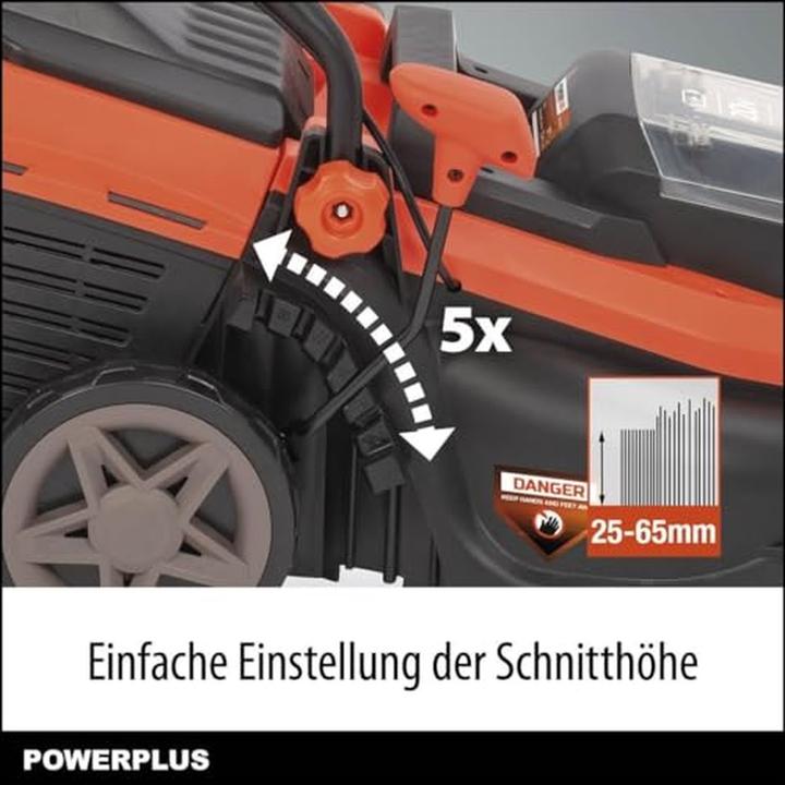 Image du produit Powerplus Tondeuse à gazon Dual Power sans balais 20V Ø 340mm - batterie et chargeur non compris (Fonctionnement sur batterie)