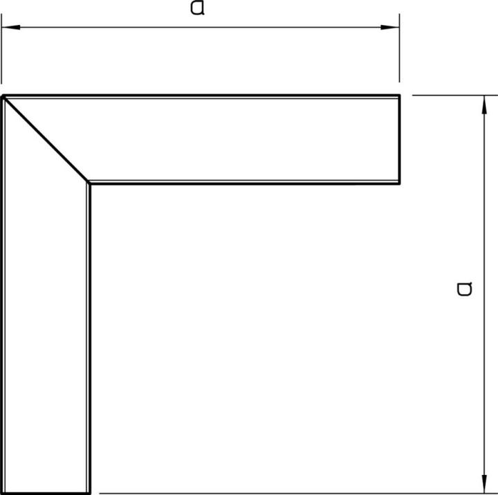 Produktbild OBO Bettermann Flachwinkel (22 cm)