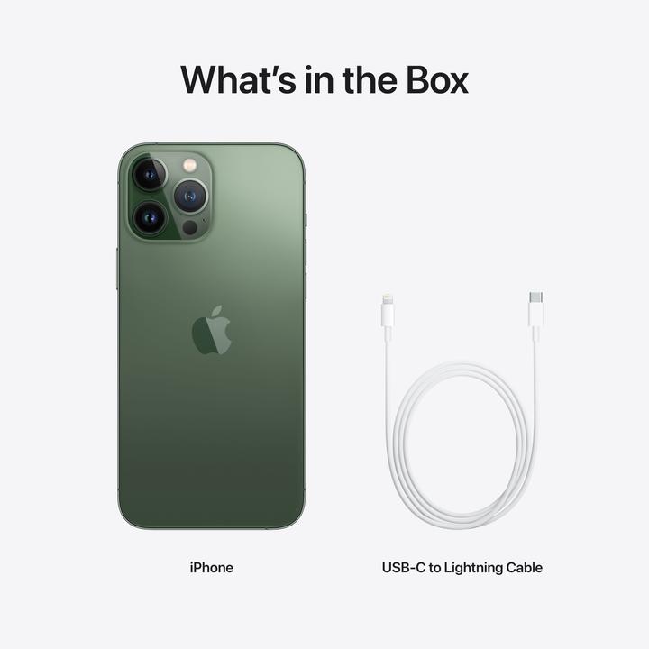 Immagine prodotto Apple iPhone 13 Pro Max (256 GB, Verde alpino, 6.70", SIM + eSIM, 12 Mpx, 5G)