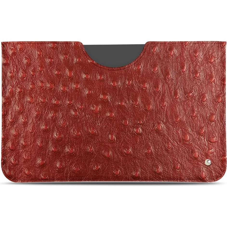 Noreve Lederschutzhülle (iPad 10.2 2019), Tablet Hülle, Rot