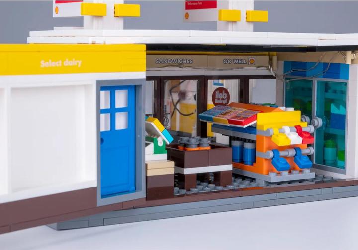 Image du produit Cada Shell Tankstelle mit Shop und Waschanlage Bricks