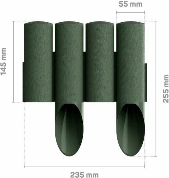 Produktbild Green Split Palisaden aus Kunststoff grun 23cm x 25.5 cm (23 cm)