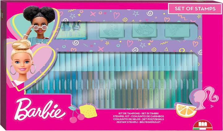 Image du produit Multiprint Kit de peinture Barbie avec tampons, 41 pcs.