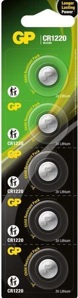 Produktbild GP Batteries Lithium Cell (1 Stk., CR1220, 36 mAh)