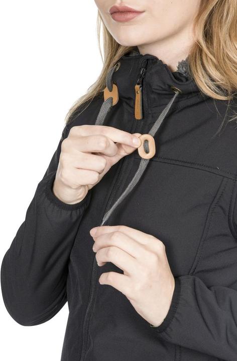 Actual product image Trespass KRISTEN - FEMALE SOFTSHELL JKT TP75 (black, S) (S)