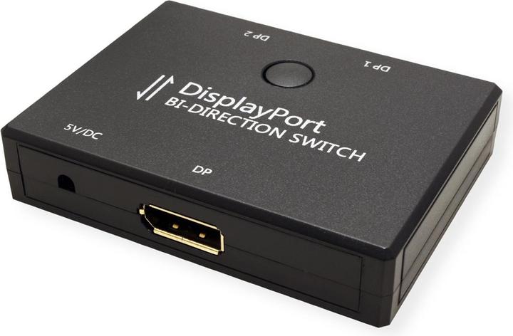 Image du produit Value Commutateur DisplayPort 4K, 2x, bidirectionnel
