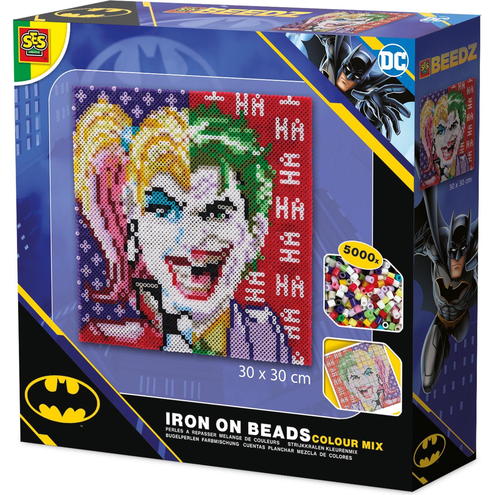 Ses DC Batman - Joker und Harley Quinn Bügelperlen Farbmischung