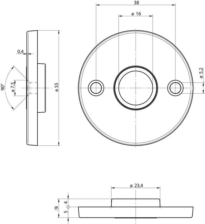 Actual product image Mega Drückerrosetten 34.140