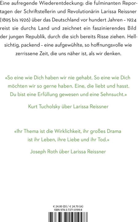 Actual product image 1924 (German, Larissa Reissner, Steffen Kopetzky, 2024)