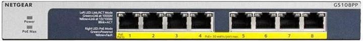 Immagine prodotto Netgear Gs108pp (8 porte)