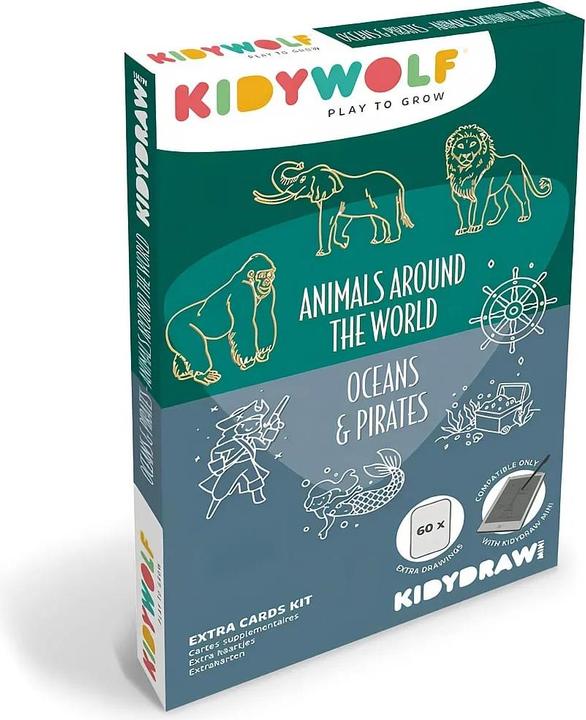 Kidywolf Nachfüllpack Wilde Tiere und Piraten zu Designtafel