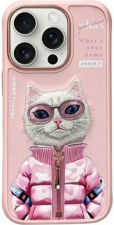 Image du produit Prestigio Nimmy case iPhone 16 Pro 6.3" pink Cool&Cute 2.0 Cat (Apple iPhone 16 Pro)