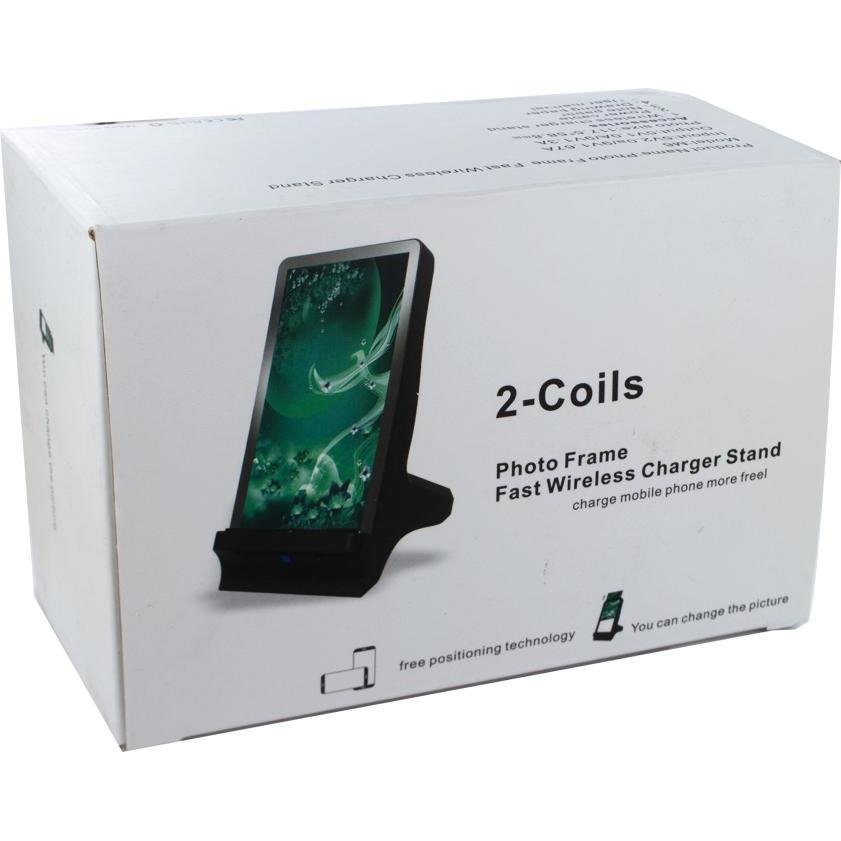 Thumbnail - cyoo Fotorahmen Ladepad / Ladegerät (5 W), Wireless Charger, Weiss