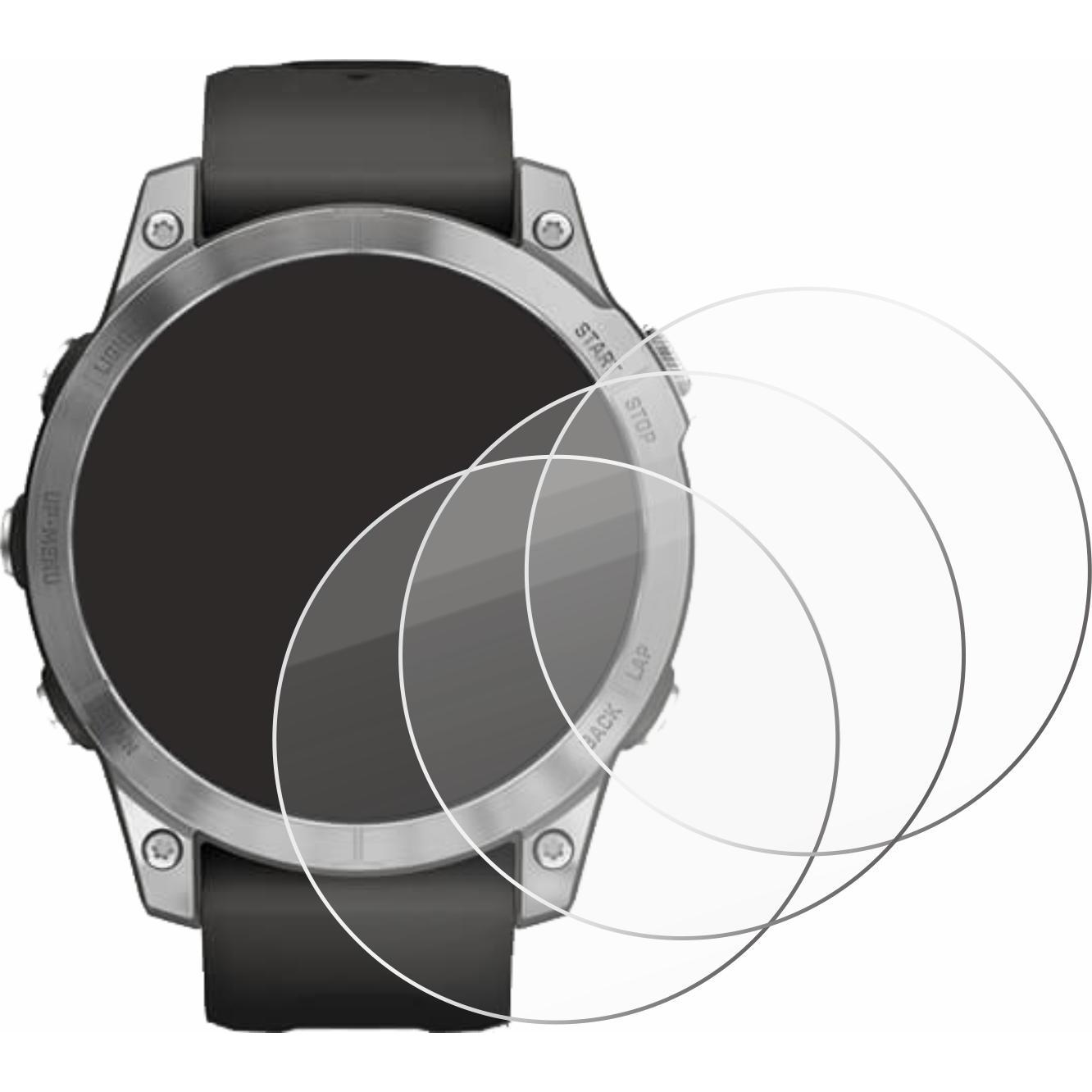 Thumbnail - Savvies Panzerglas Hartglas Displayschutz, Smartwatch Schutzfolie, Transparent