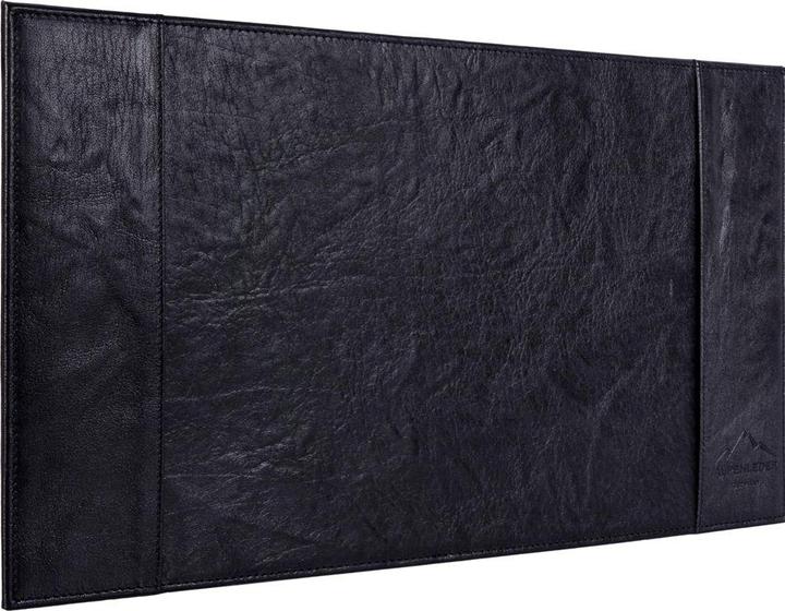 Actual product image Alpenleder Desk pad Piedmont 51.5 x 29 cm, ebony wood (51.50 x 29 cm)