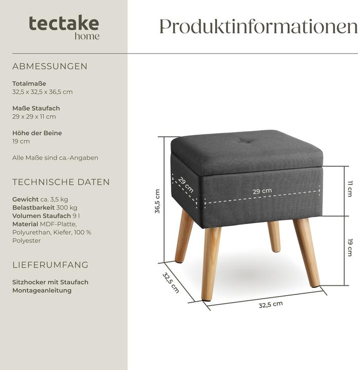 Actual product image tectake Elva