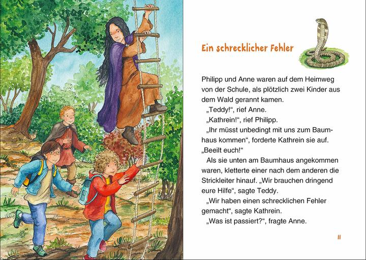 Produktbild Loewe Das magische Baumhaus junior (Band 39) - Der Angriff der Königskobra (Deutsch, Sandra Lojahn, Jutta Knipping, Mary Pope Osborne, Loewe Kinderbücher, 2024)