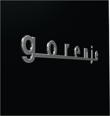 Actual product image Gorenje ORB 615 DBK-L black refrigerator (247 l)