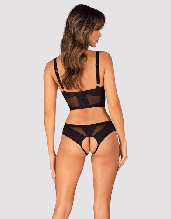 Image du produit Obsessive Chic Amoria Zweiteiliges Offenes Set Schwarz (M, L)