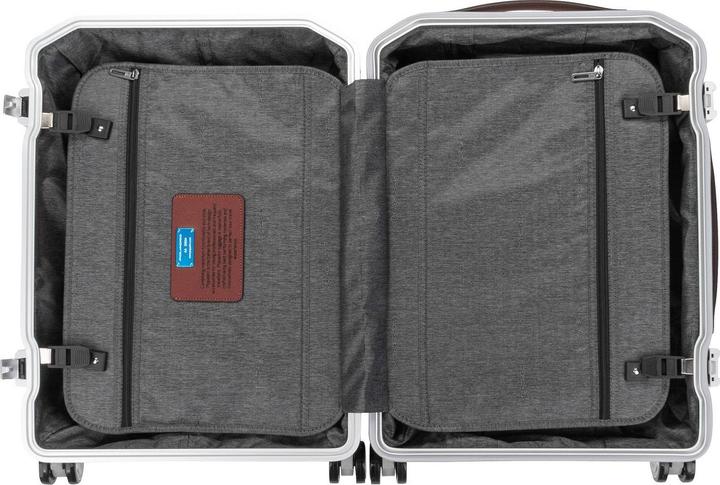 Immagine prodotto Piquadro Bagaglio a mano ultra sottile grigio/pelle (37 l)