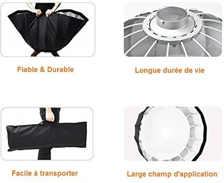 Image du produit Godox Boîte à lumière parabolique Bowens Mount P90H (Boîte à lumière, 90 cm)